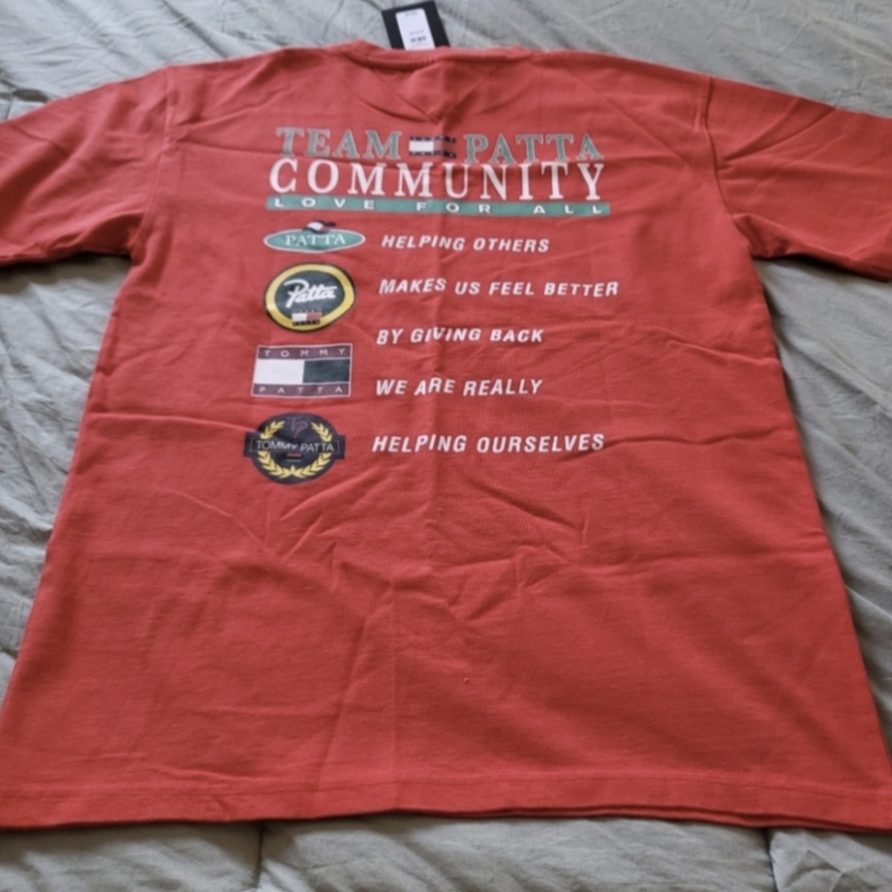 Patta x Tommy Hilfiger Community T-Shirt (High Risk Red) Men X Small 042025 - Picture 3 of 7